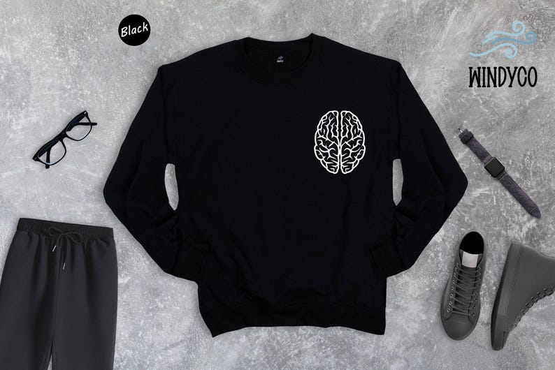 Neurologist Anatomy Shirt, Human Brain Graphic (Unisex S-XXL) image 8