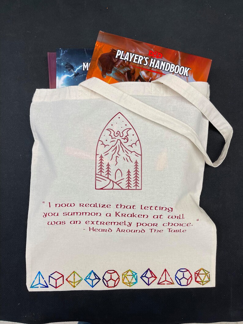 Tote Bag : D&amp;D Bag of Holding Dungeons and Dragons - Etsy