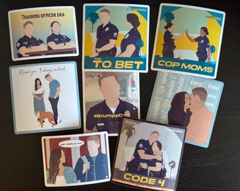 The Rookie Stickers - Staffel 7 - Serie 1 - Chenford, Wopez, Harpez, Trainingsoffiziere, Rookies