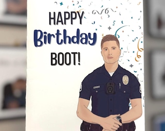 The Rookie Greeting Cards, Tim Bradford Happy Birthday