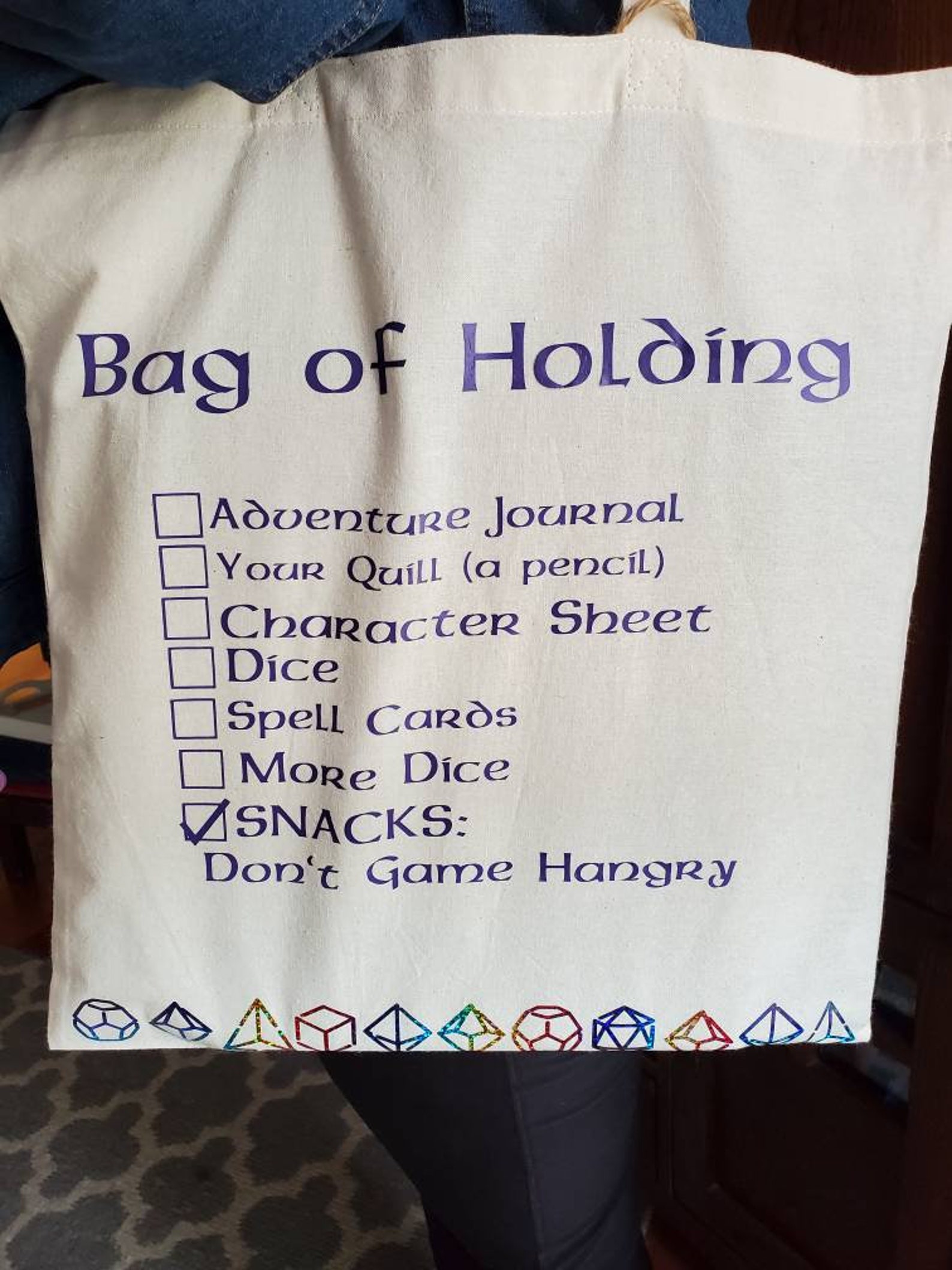 Tote Bag : D&amp;D Bag of Holding Dungeons and Dragons - Etsy