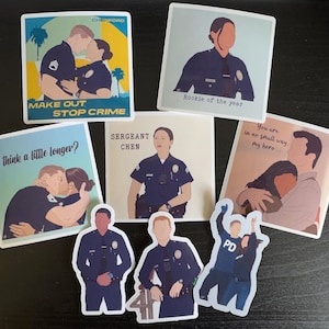 The Rookie Stickers - Season 7 - Series 2 -  Chenford, Juarez,  Harper, Nolan, Bropez, Training Officers, Rookies, Sergeants