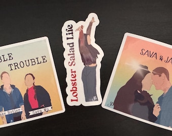 The Rookie Stickers - Chenford, Jake, Sava, Dim and Juicy