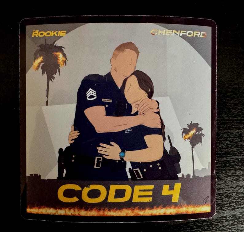 The Rookie Stickers - Season 7 - Series 1 - Chenford, Wopez, Harpez ...