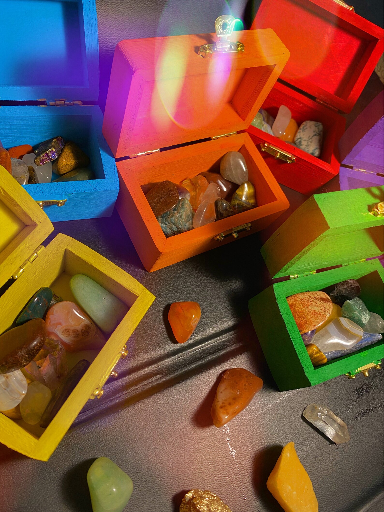 Crystal Treasure Chest Etsy