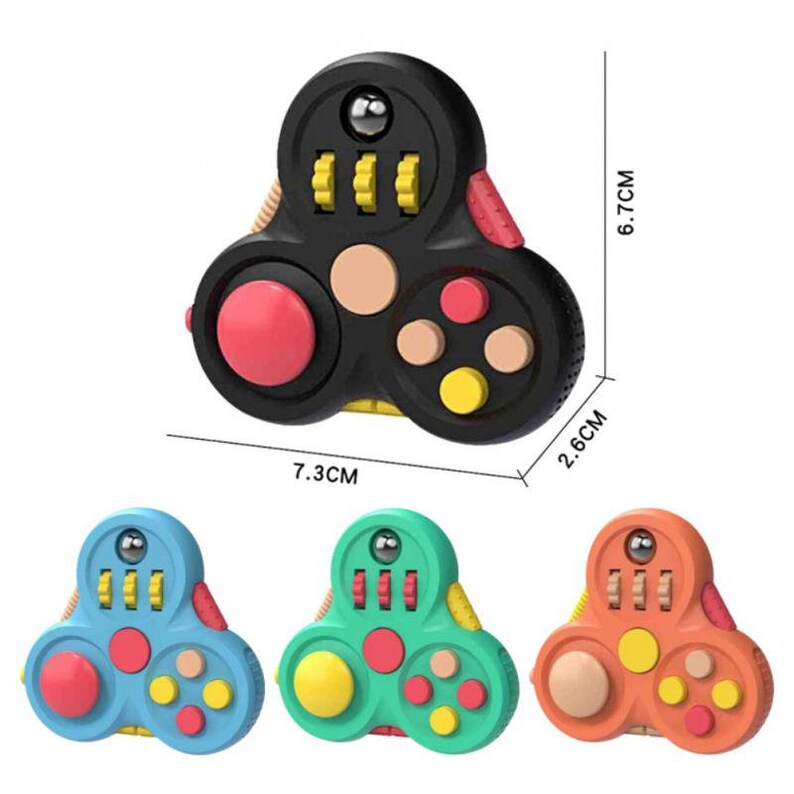 Decompression Toys Rotating Magic Bean Cube Fidget Toy Triangle