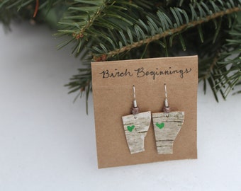 Love from Vermont Authentic Birch Bark Earrings