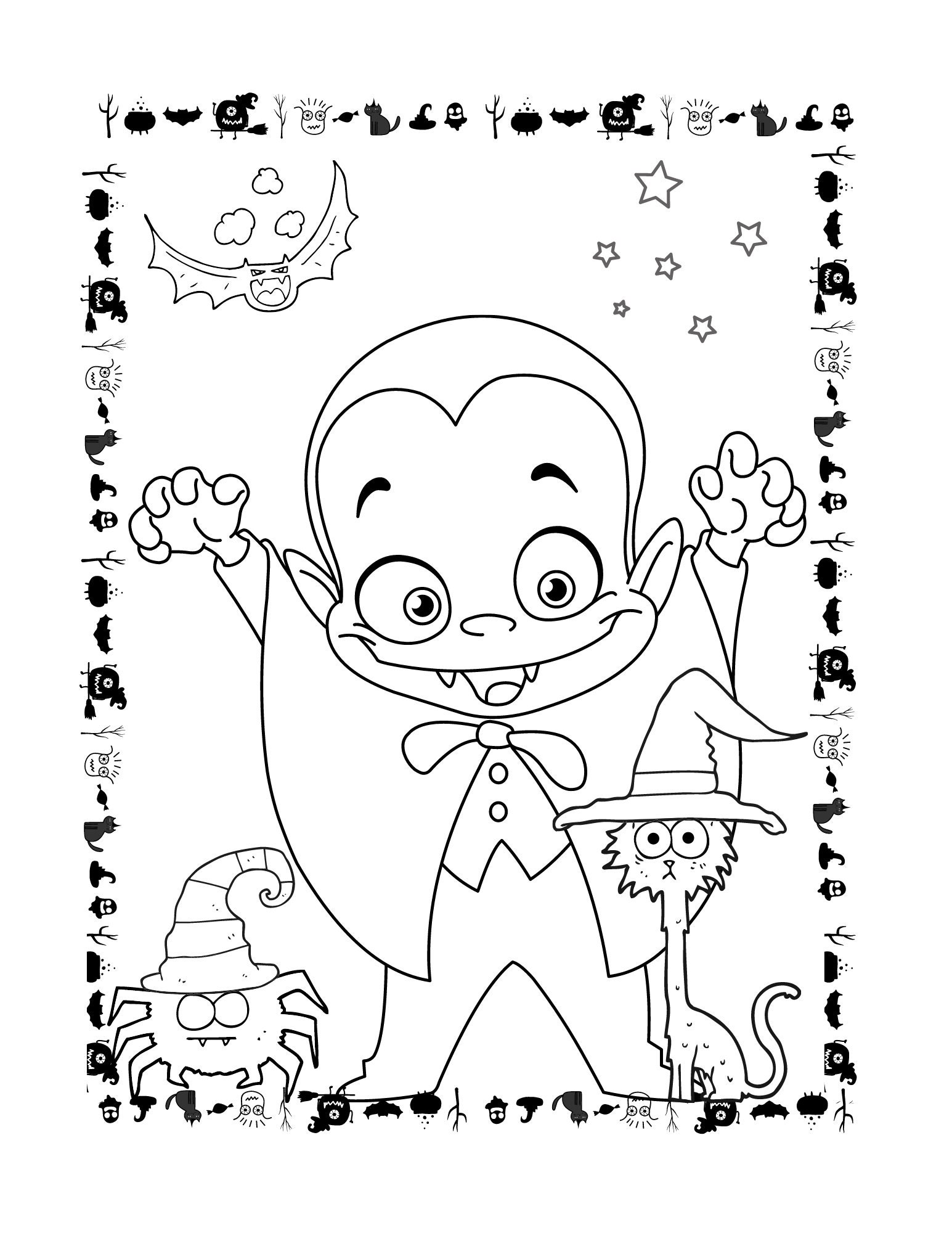 Free Halloween Coloring Pages for Kids - Khan Academy Blog