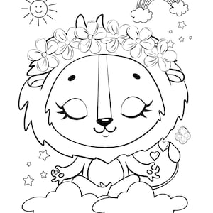 Yoga Animals Coloring Pages, Meditation Animals Coloring, Chakras, Kids Yoga, Animals Coloring Pages, Jungle Animals, Tropical Animals
