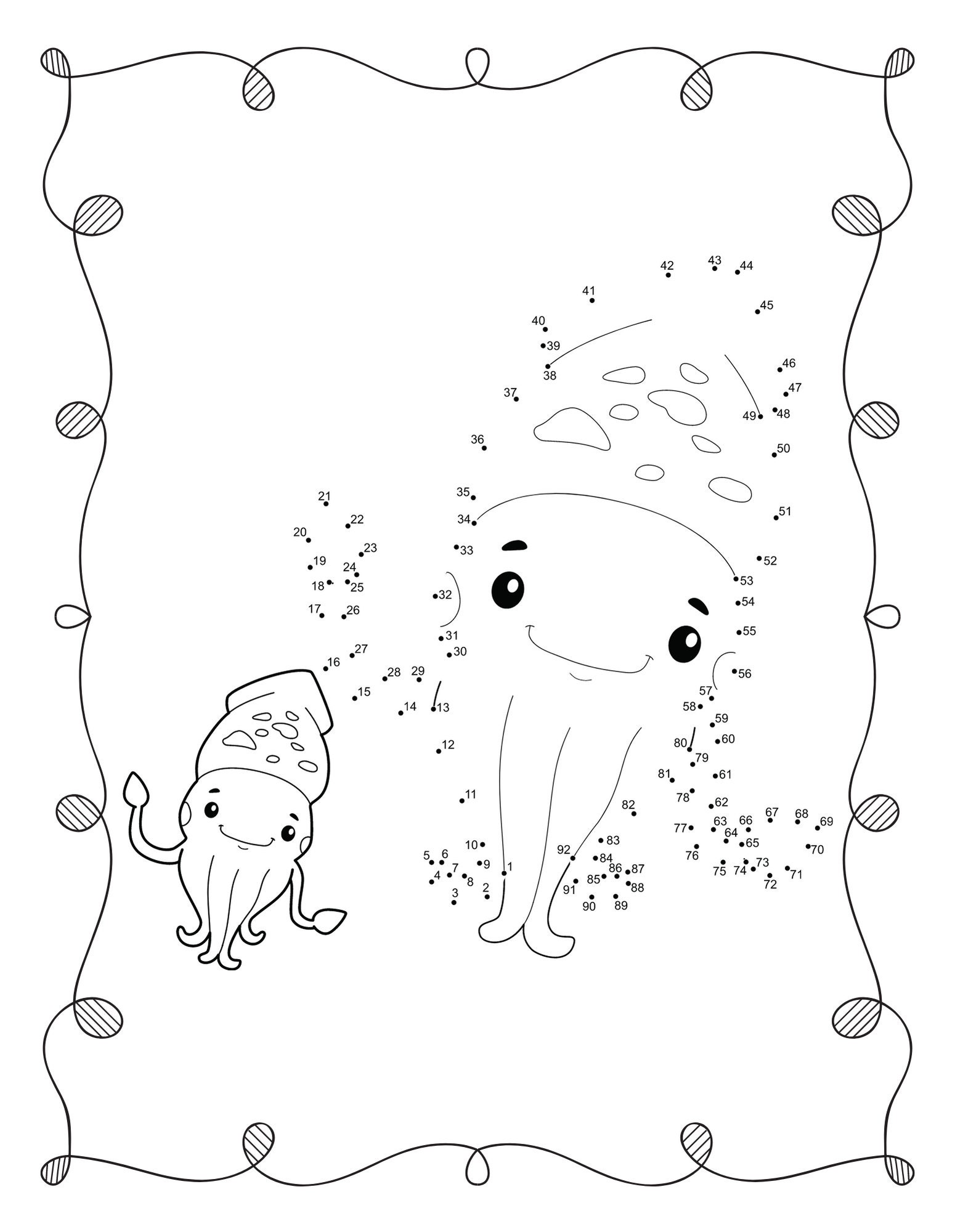 Dot to Dot Book for Kids PDF, 80 Printable Activity Pages With Animals ...