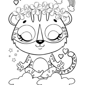 Yoga Animals Coloring Pages, Meditation Animals Coloring, Chakras, Kids ...