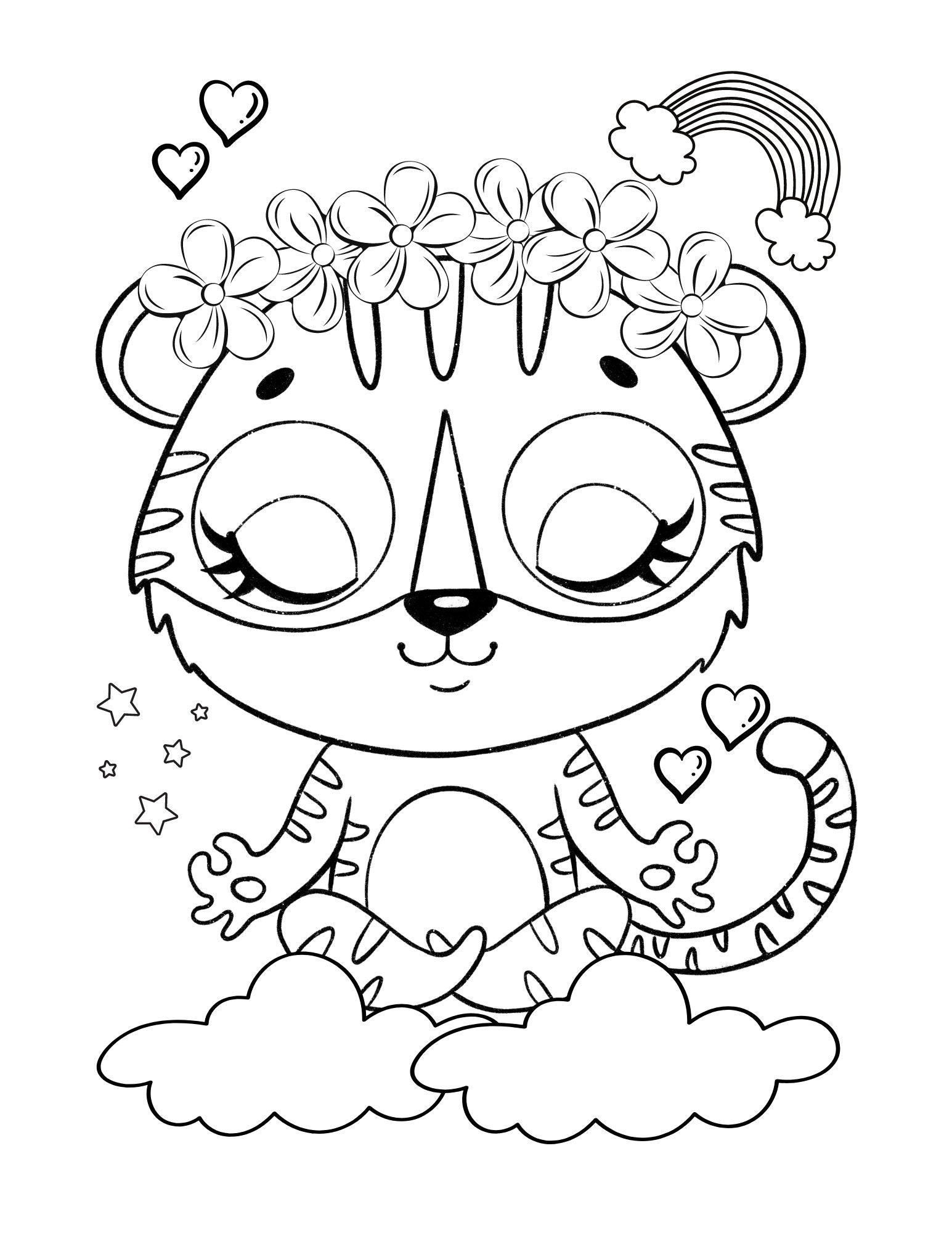 Yoga Animals Coloring Pages, Meditation Animals Coloring, Chakras, Kids