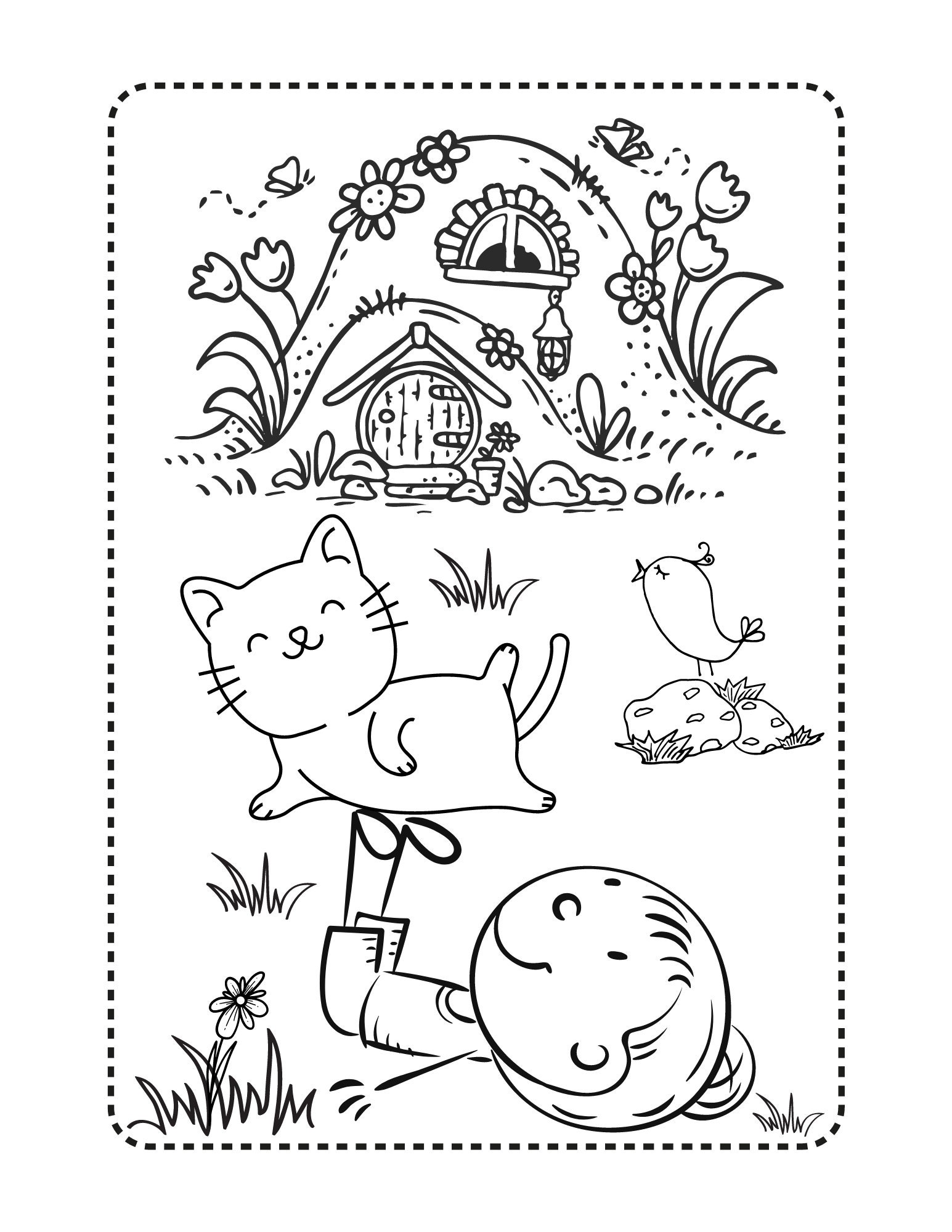 Yoga Kids and Animals Coloring Pages, Meditation Coloring, Chakras