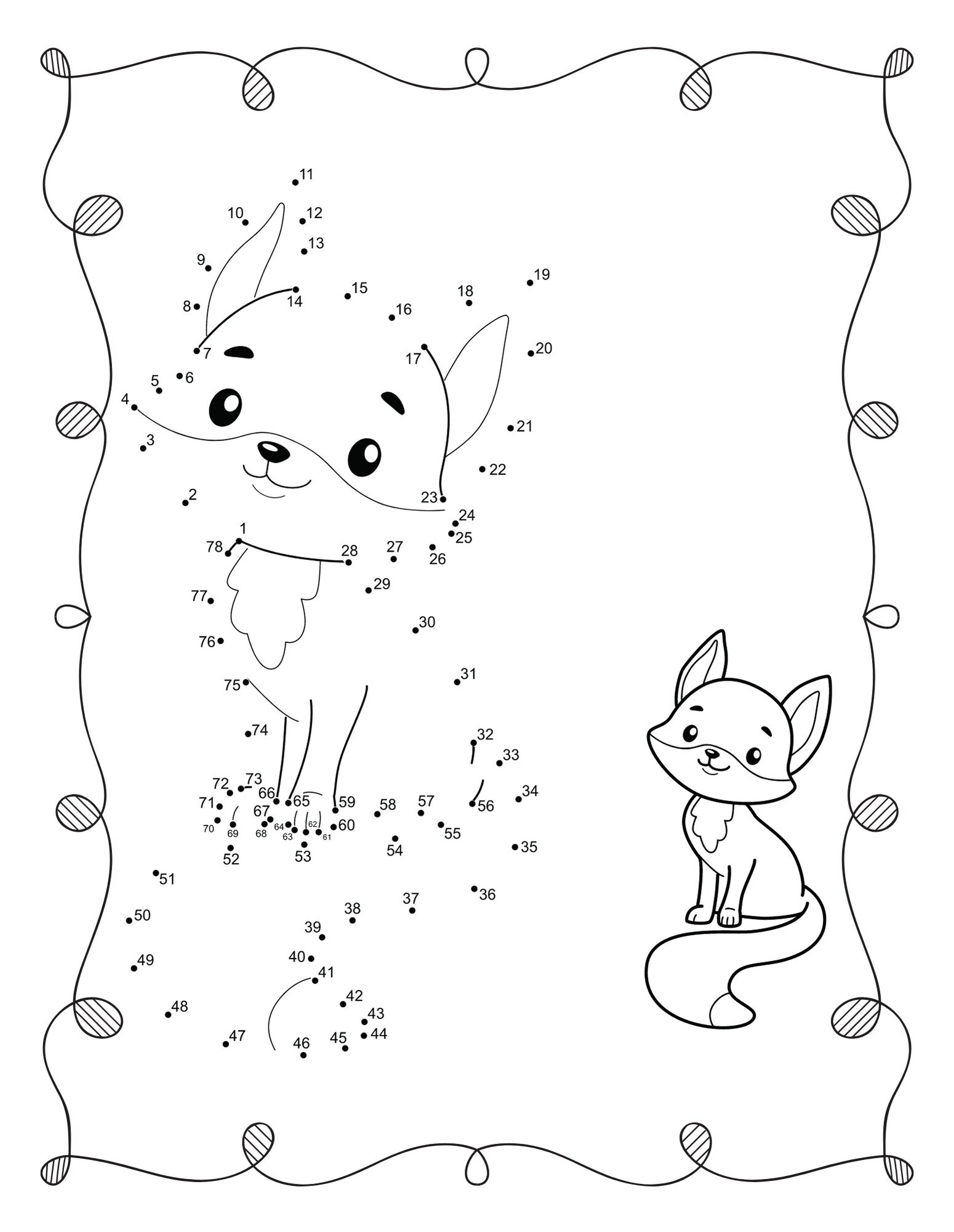 Dot to Dot Book for Kids PDF, 80 Printable Activity Pages With Animals ...