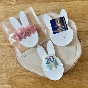 Osterhasen-Geschenkkarten- und Geldhalter | Liebevolle Geschenkidee zu Ostern | Keraflott | Raysin