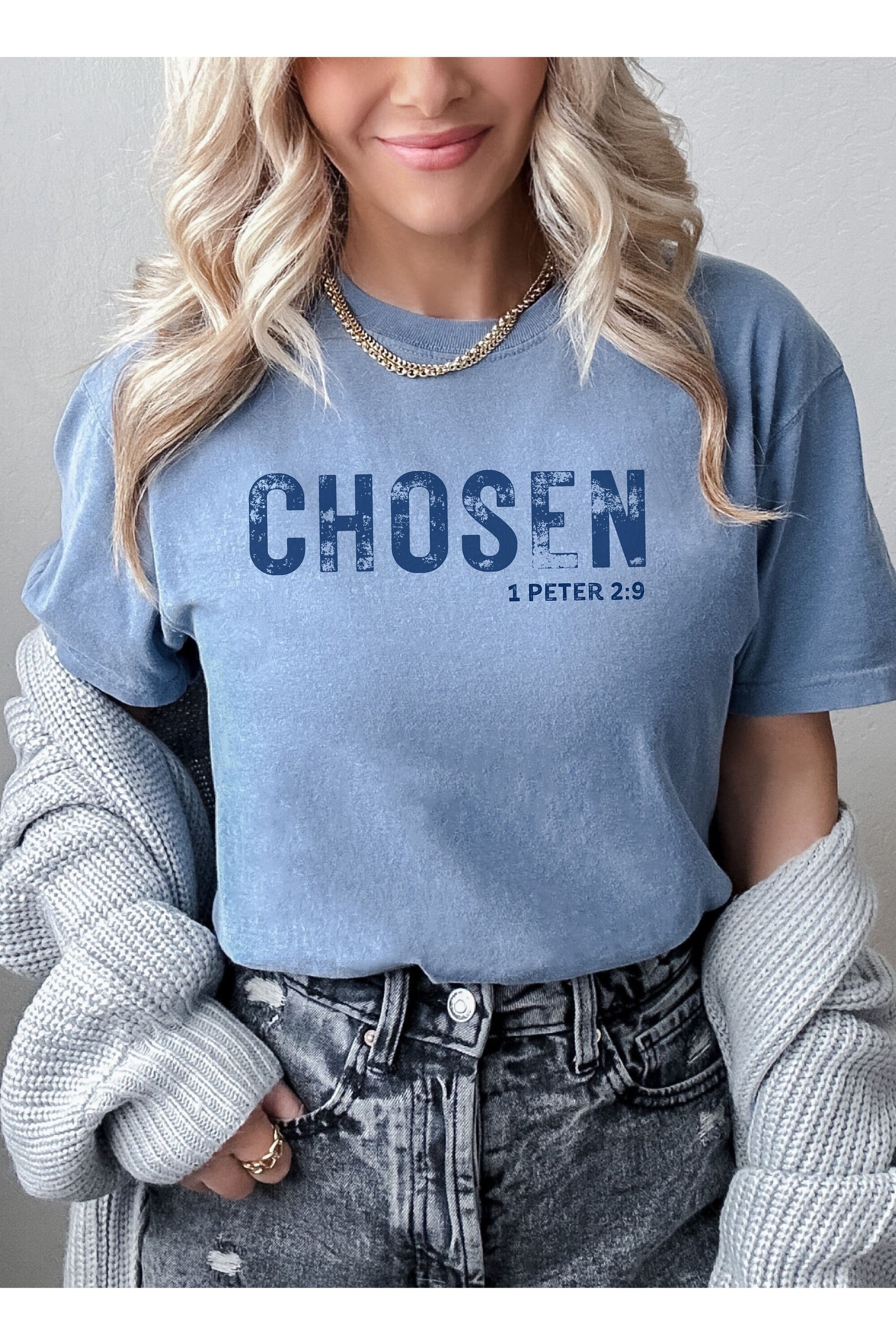 Chosen 1 Peter 2  9  Short Sleeve Crew Neck Tee main image 1