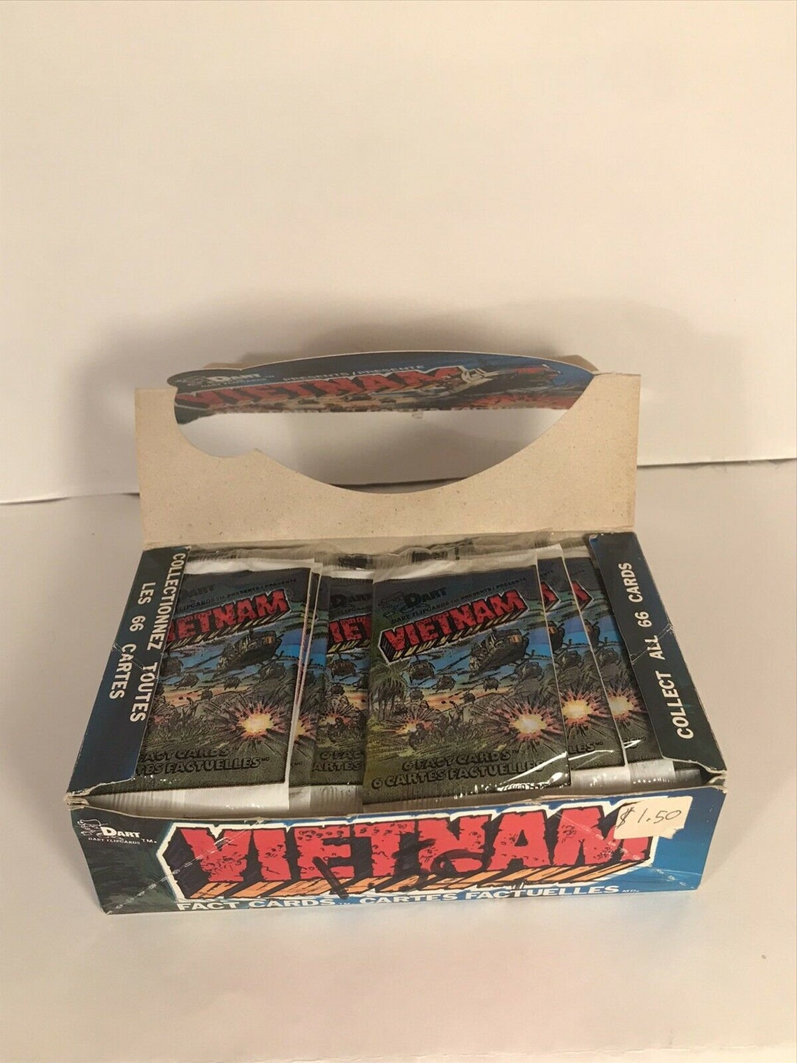 1988 Dart Flipcards Vietnam Fact Cards 48 Packs Etsy