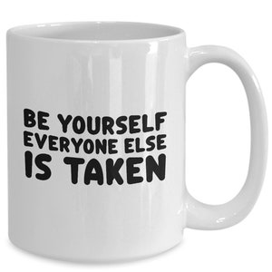 Inspirational motivational quote print mug, positive encouragement life changing quote, motivational inspirational mug gift