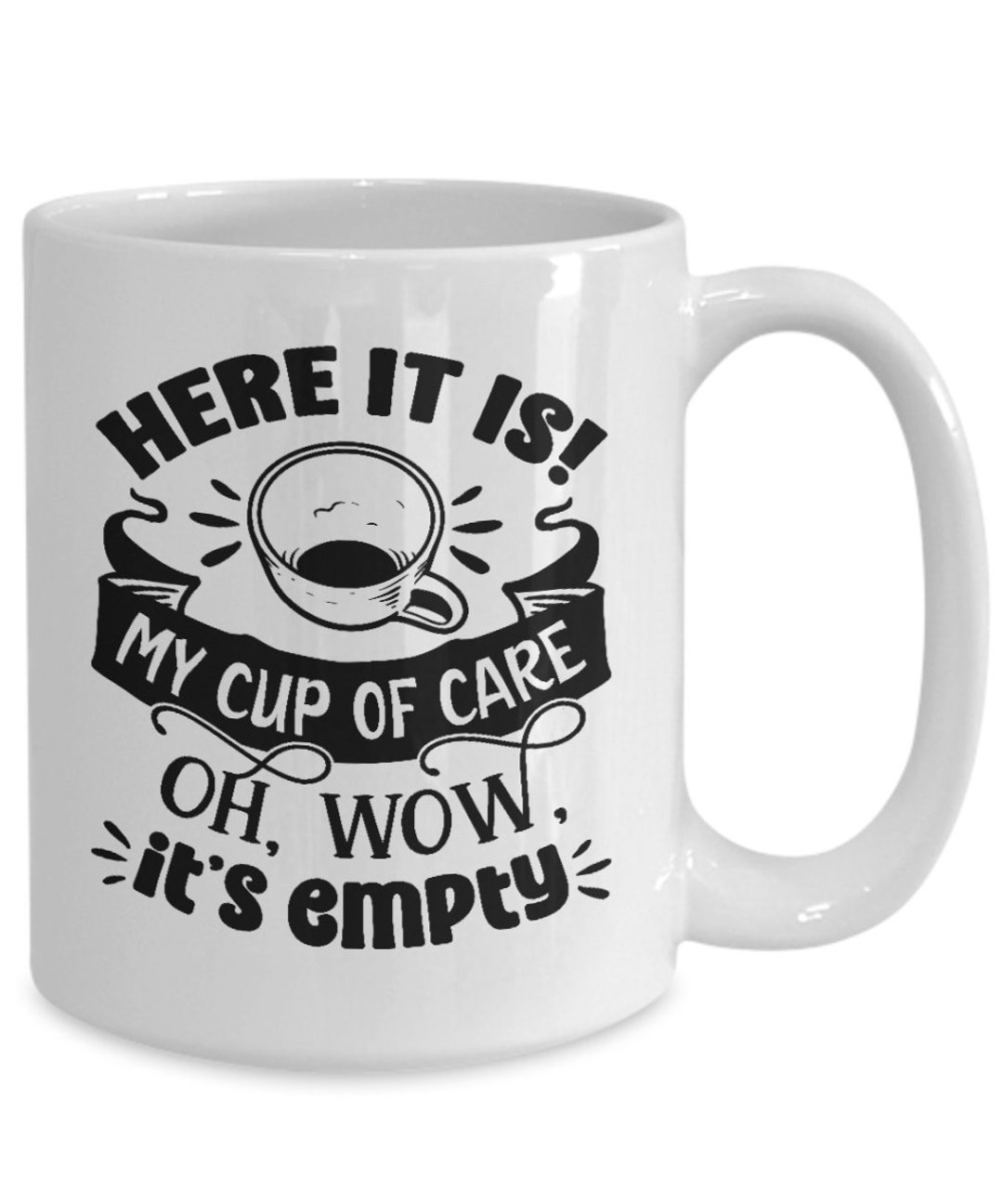 Inspirational Motivational Quote Print Mug, Positive Encouragement Life