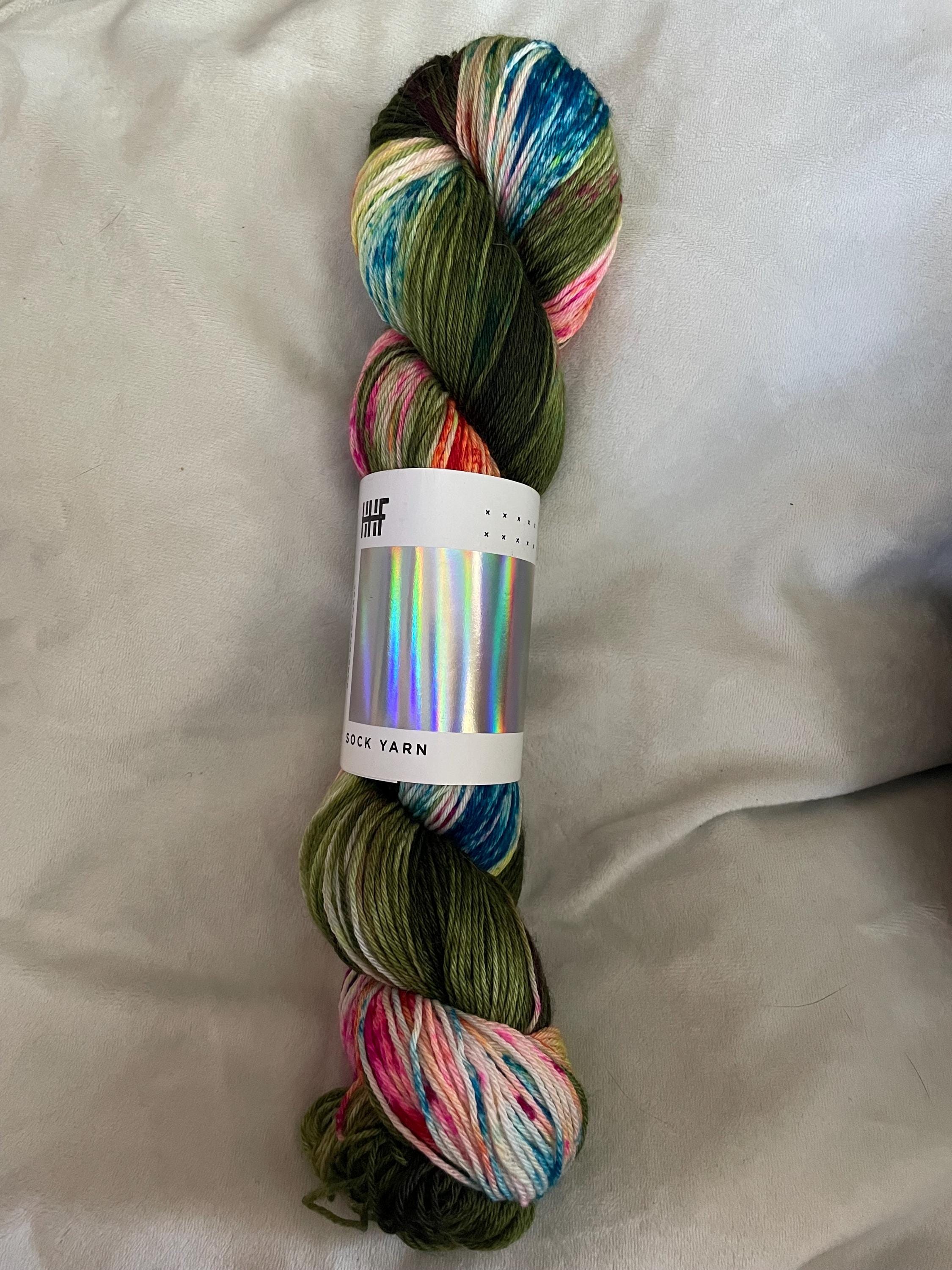 Hedgehog Fibres Colorway “DRK” Fingering Weight Hand-Dyed Yarn