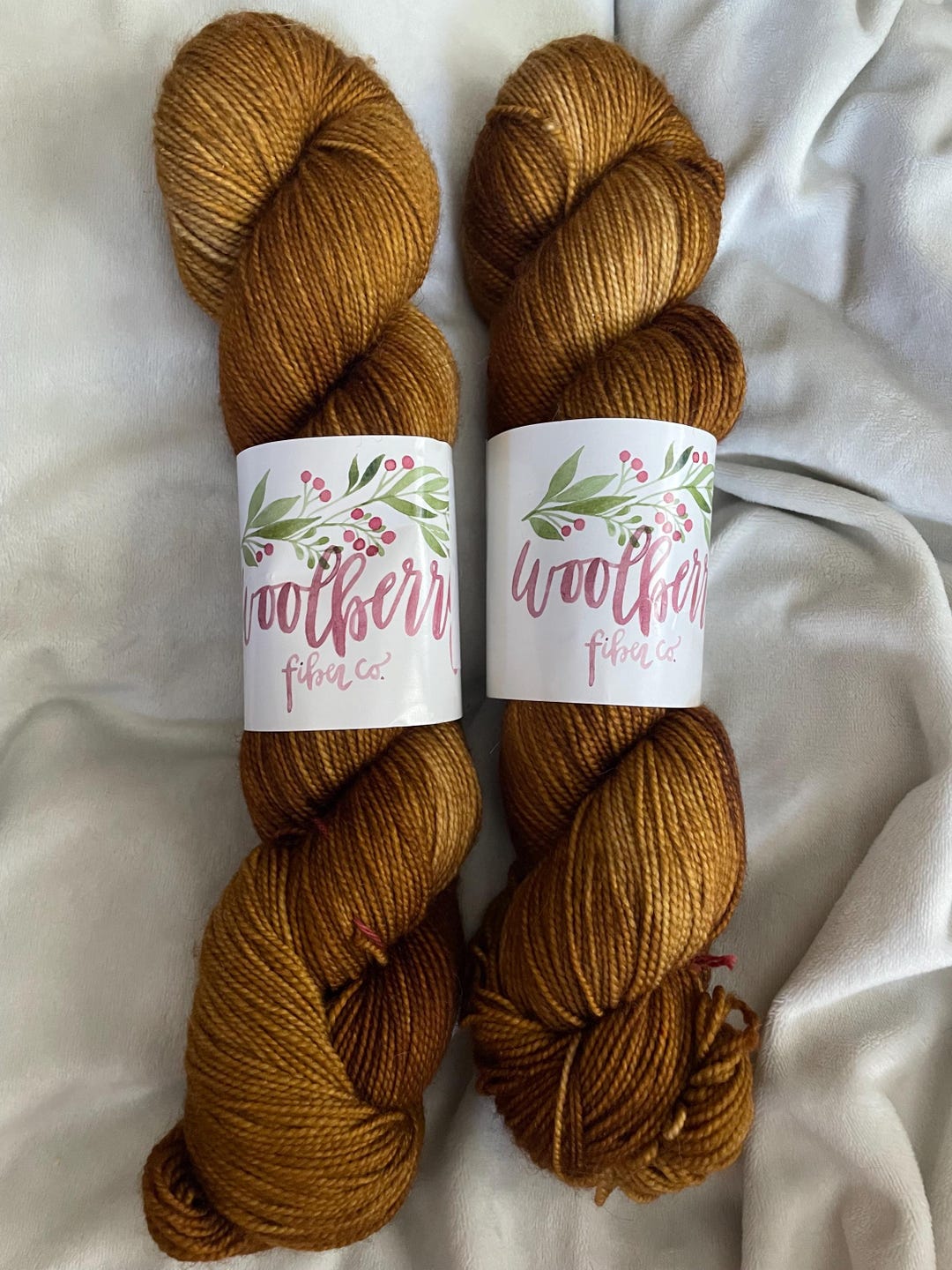 Woolberry Woolberry Fiber Co. Colorway “crunchy Leaves” Fingering Weight Hand ...