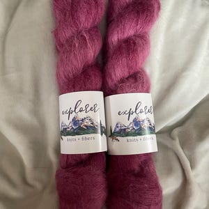 Explorer Knits + Fibers Colorway “Sonder” Suri Alpaca Lace Weight Hand-Dyed Yarn