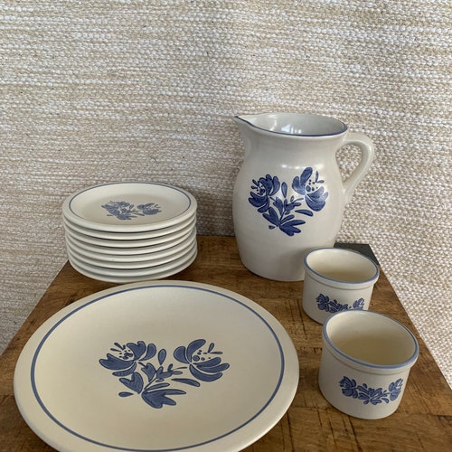 Pfaltzgraff Yorktowne Dinner Plates Made in the USA Etsy