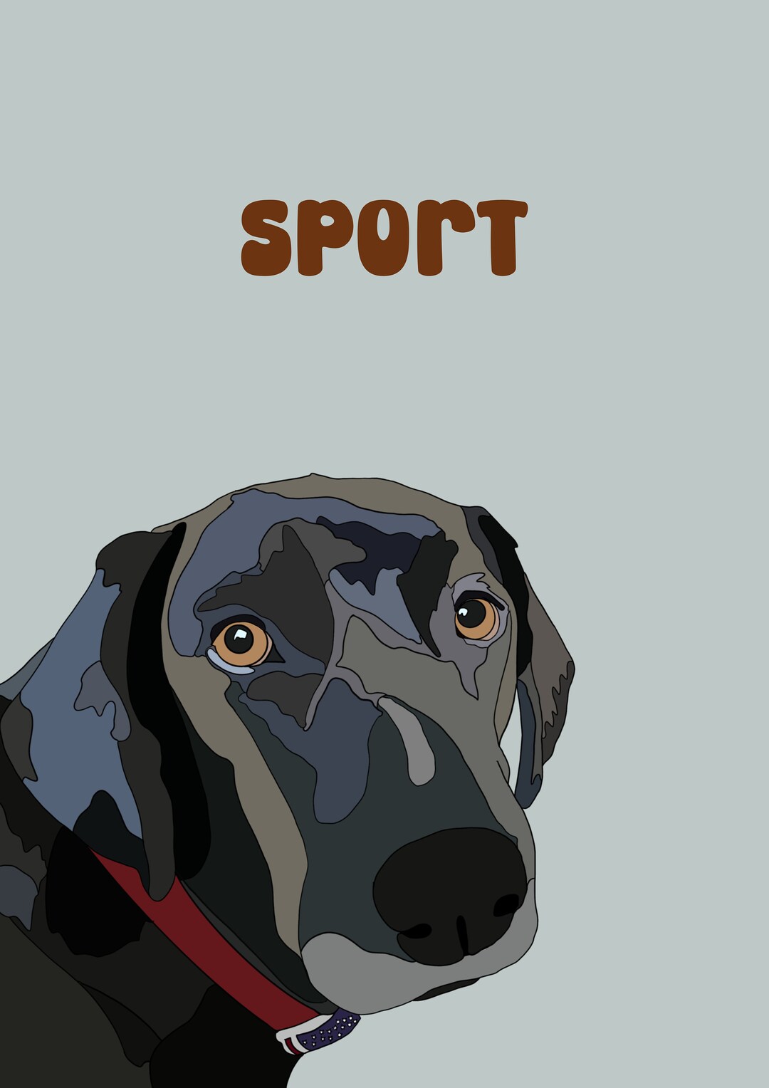 Custom Pet Digital, Hand Drawn Pet Portrait, Dog and Cat Pet Portrait ...