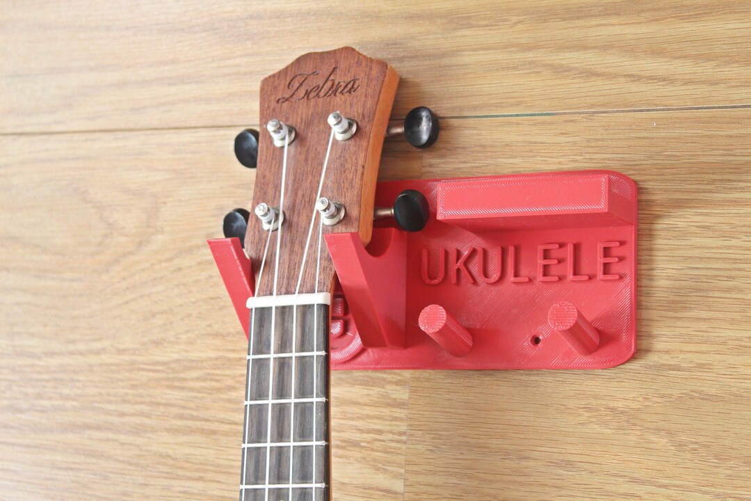 Ukulele Wall Mount Ukulele Holder Guitar Pick Holder Shelf Etsy