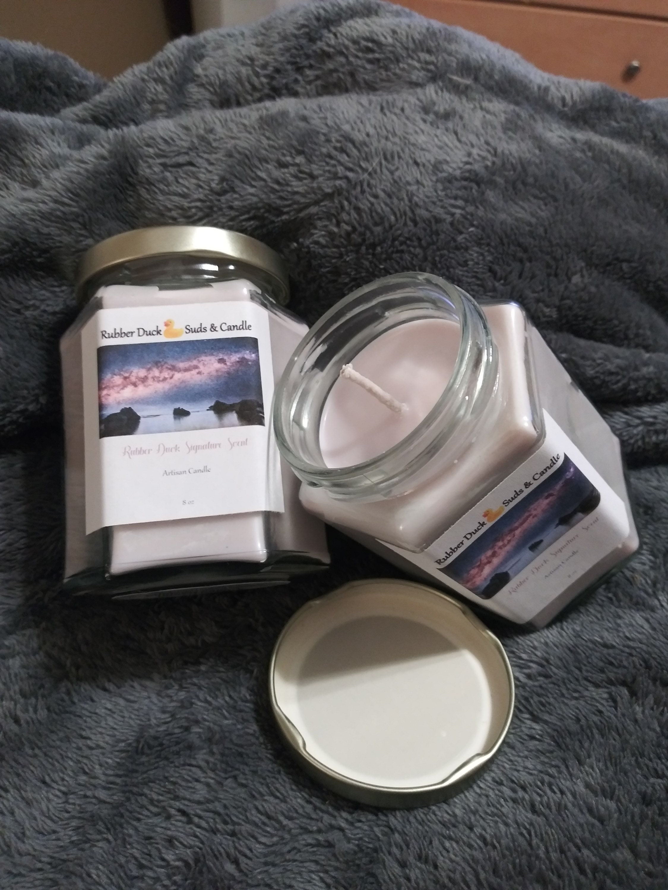 Signature Scent soy blend candle Etsy