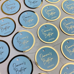 Tags, Baby shower tags, bridal shower tags, wedding tags, custom tags, foiled tags, favour tags, printed favour tags