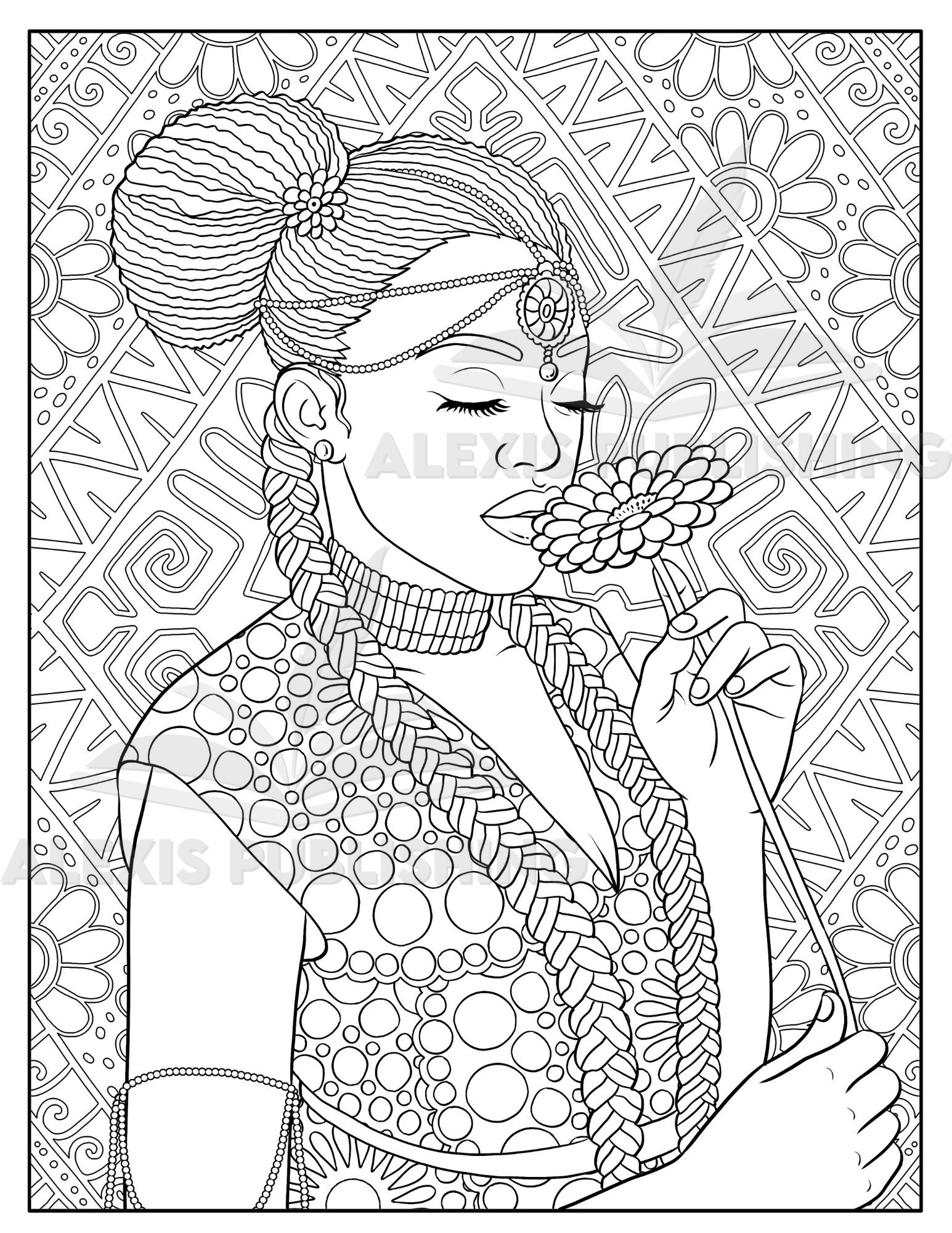 Africa Adults Coloring Book: african black women country tribal for adults  relaxation art large creativity grown ups coloring relaxation stress rel  (Paperback)