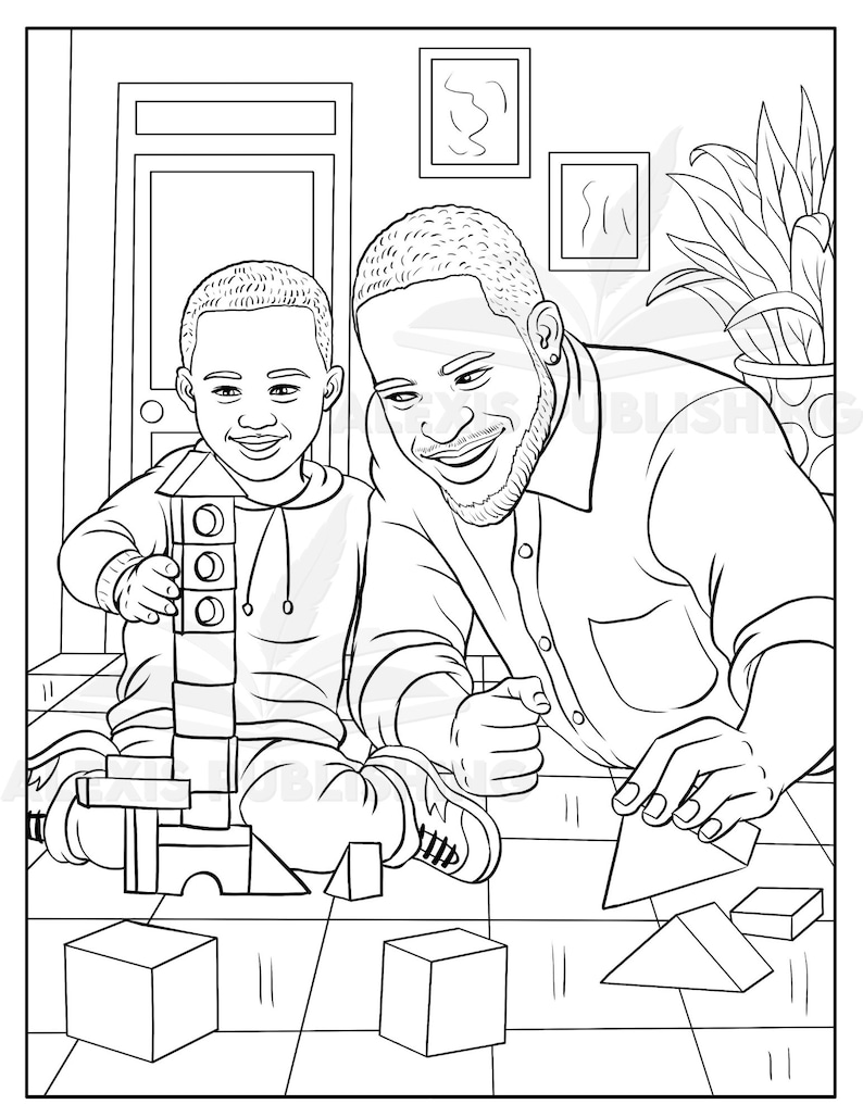 Black Families Coloring Book 5 - Il 794xN.3813724217 5agn 