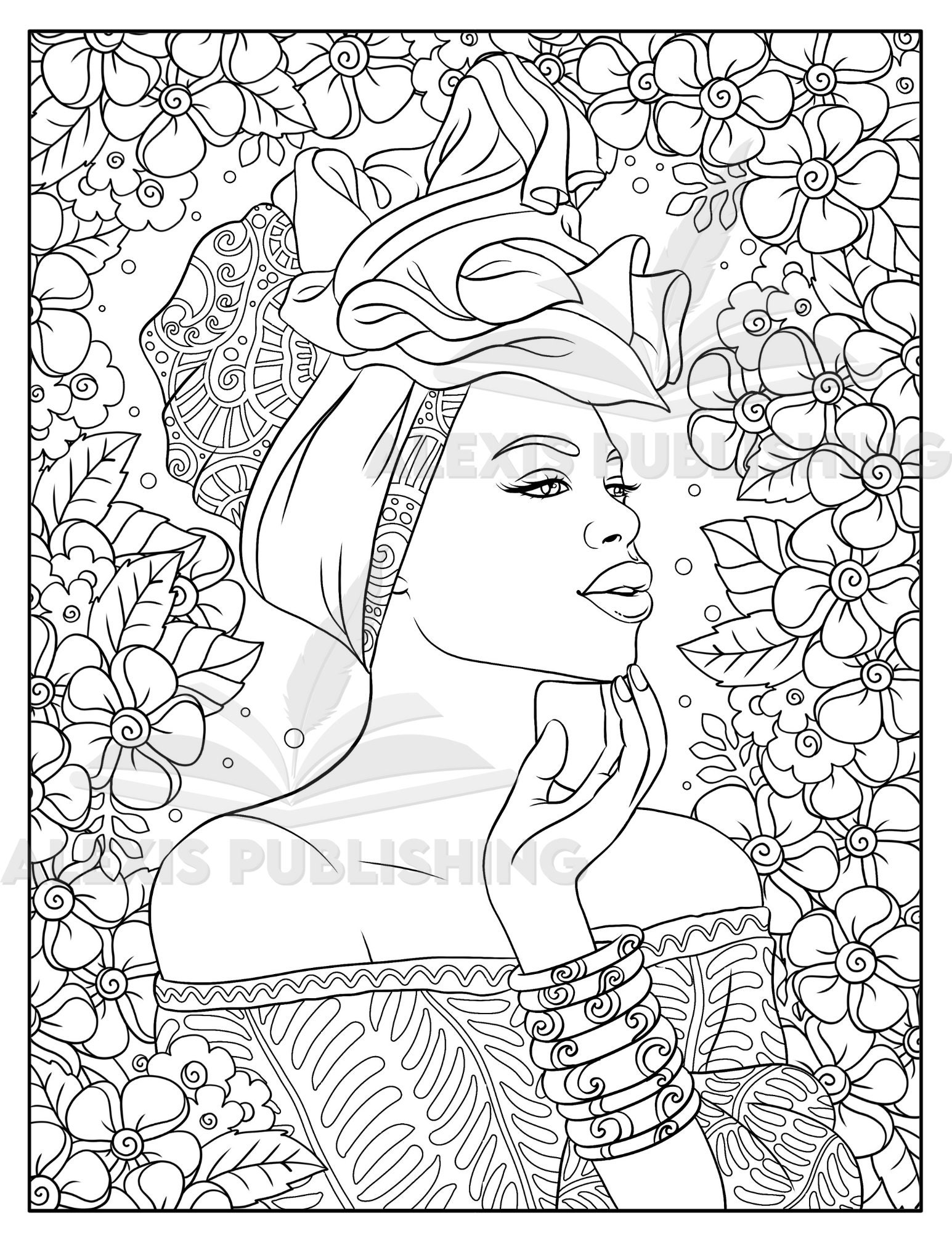 Black Girls Coloring Pages For Adults: Cute Black Girls Hairstyles African  American Coloring Books For Adults Stress Relief And Relaxation :  Publishing, Lydia: : Books