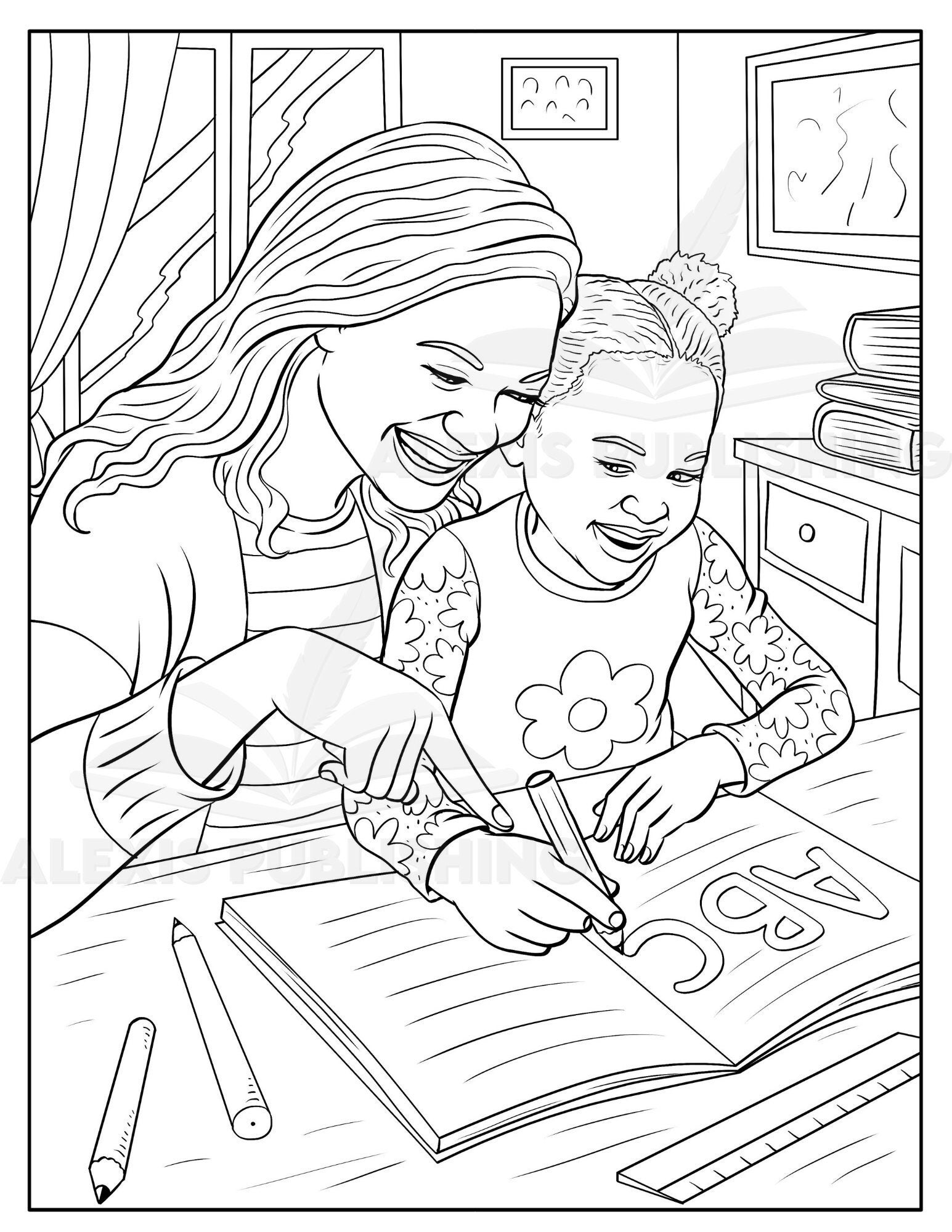 African American Family Coloring - Il Fullxfull.3766130718 M6ek 