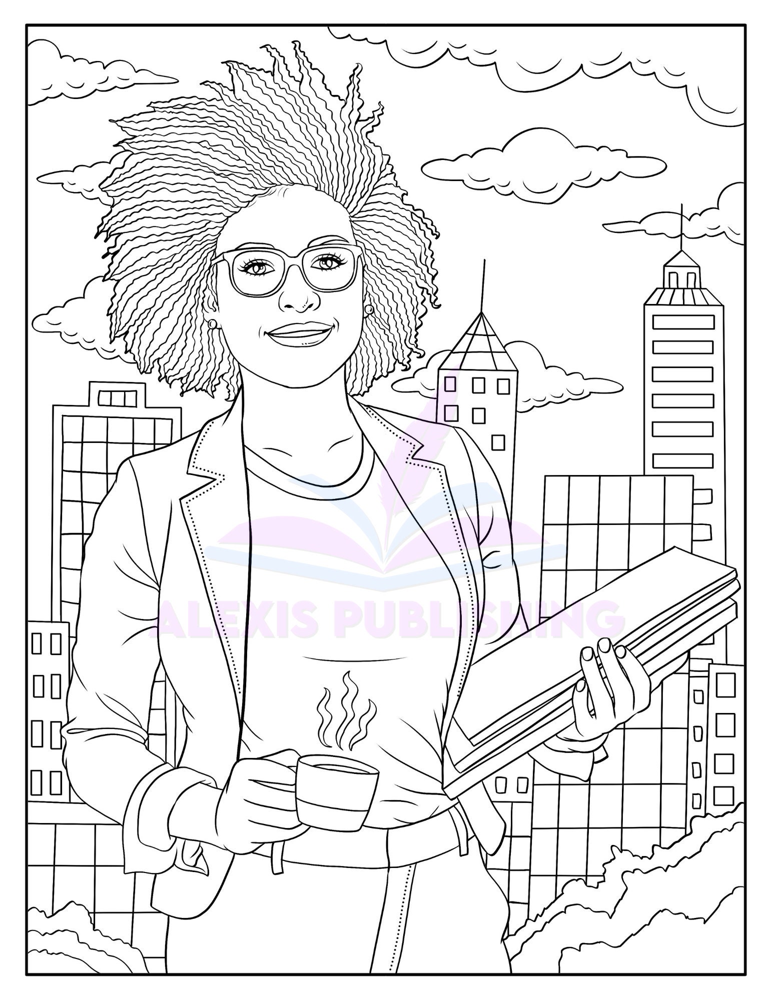 Black Girl Coloring Book: For Adults With Beautiful African American Women  Portraits, Celebrating Black and Brown Afro American Queens. by Lorey  Publishing