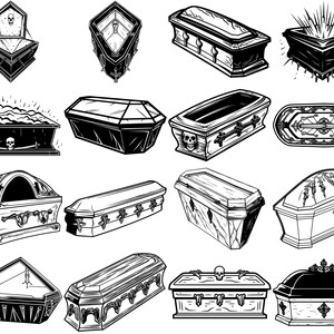 100+ Halloween Coffin SVG Bundle, Instant Digital Download, PNG, SVG ...