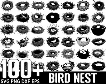 100+ Bird Nest SVG Bundle,Instant Digital Download, PNG, SVG Cut Files