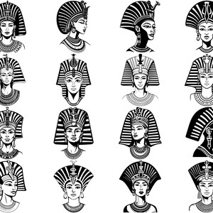 100 Ancient Egypt Queen SVG Bundle, Instant Digital Download, PNG, SVG ...