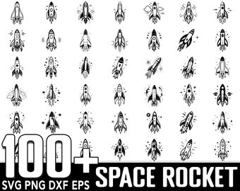 100+ Rocket SVG Bundle, Instant Digital Download, PNG, SVG Cut Files