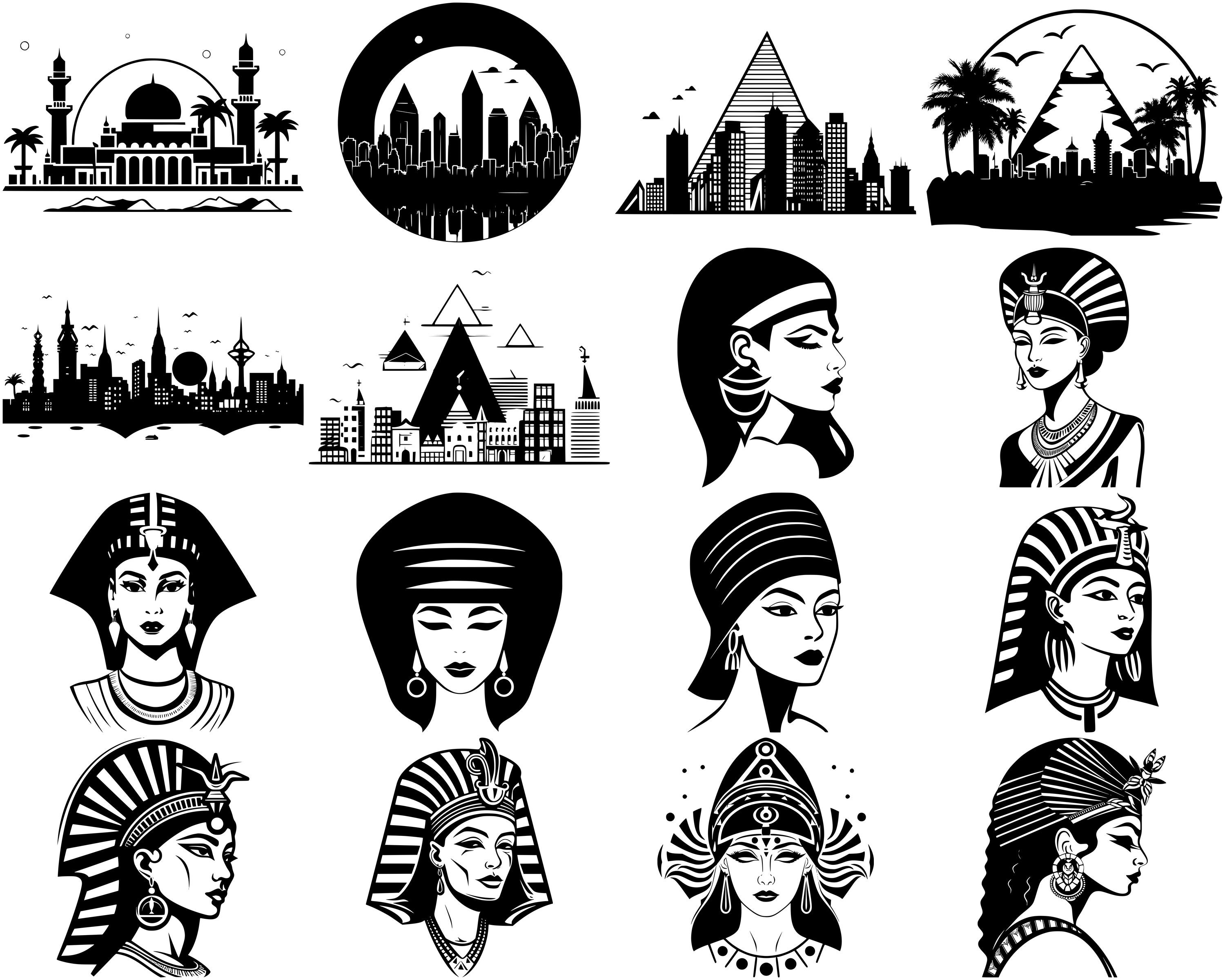 100+ Egypt SVG Bundle, Instant Digital Download, PNG, SVG Cut Files - Etsy