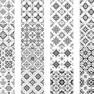 100+ sömlösa mönster för persisk matta: SVG-paket (digital nedladdning) bild 3
