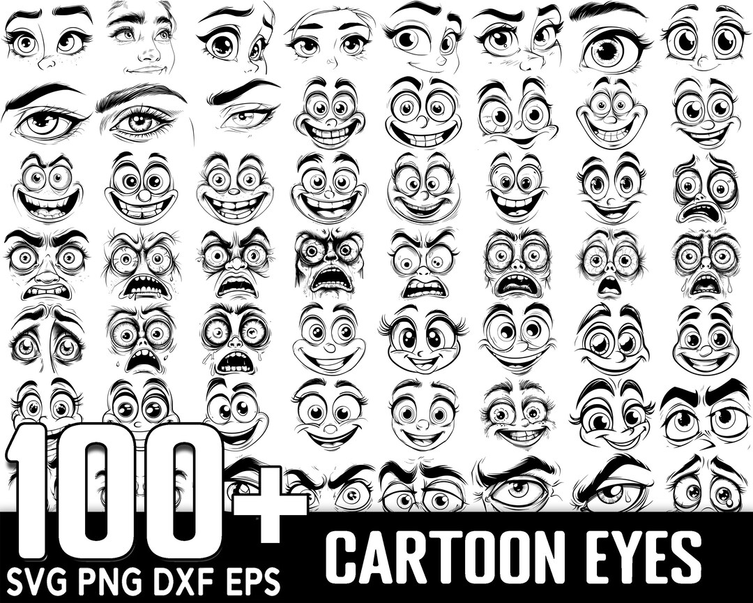 D*Face Cartoon #1 Sticker (Framed) • Silverback Gallery