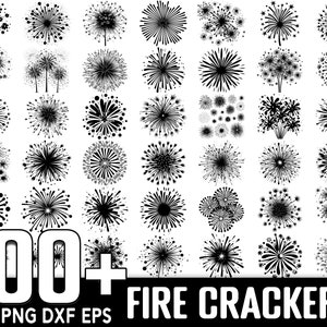 100+ Fire Cracker SVG Bundle, Sofortiger digitaler Download, PNG, SVG Cut Dateien