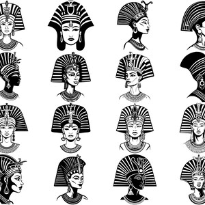 100 Ancient Egypt Queen SVG Bundle, Instant Digital Download, PNG, SVG ...