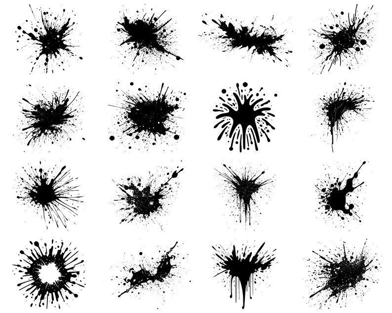 100+ Splash SVG Bundle, Instant Digital Download, PNG, SVG Cut Files - Etsy