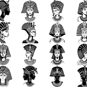 100 Ancient Egypt Queen SVG Bundle, Instant Digital Download, PNG, SVG ...