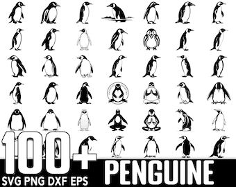 100+ Penguine SVG Bundle, Instant Digital Download, PNG, SVG Cut Files