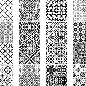 100+ Moroccan Tiles Pattern SVG Bundle,instant Digital Download, PNG ...