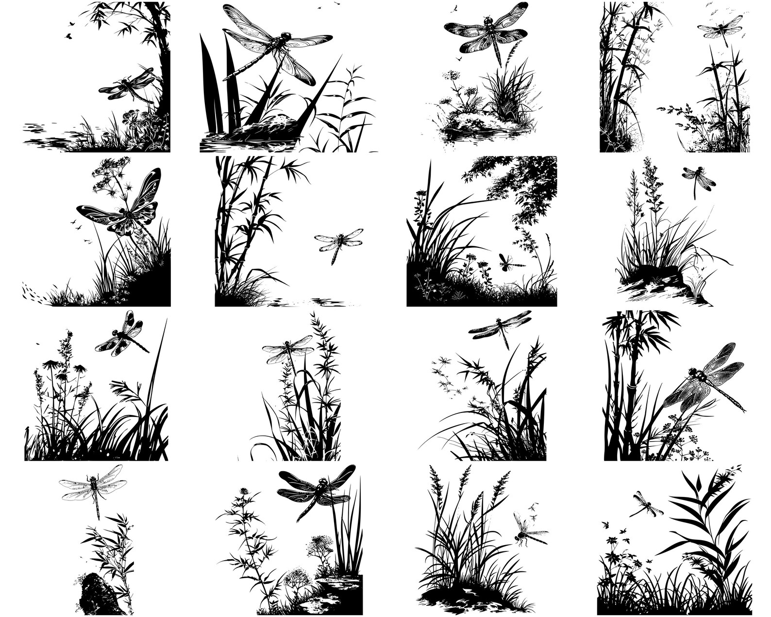 100+ Dragonfly SVG Bundle, Instant Digital Download, PNG, SVG Cut Files ...